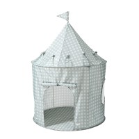 Little Pea - 3Sprouts_Tent_Gingham_Blue_1